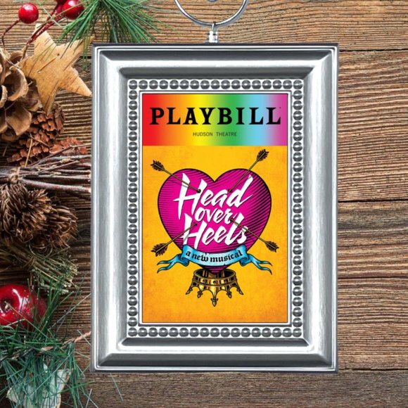 Head Over Heels Broadway Musical Playbill Christmas Tree Ornament - Picture 1 of 3